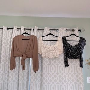 3 bundle crop top bundle